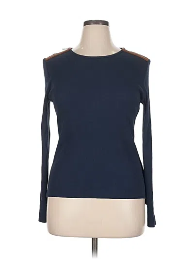 Pre-owned Polo Ralph Lauren Cardigan Sweater In Blue