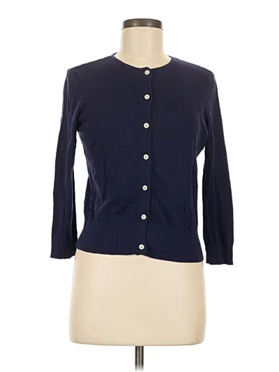 Pre-owned Polo Ralph Lauren Cardigan Sweater In Blue