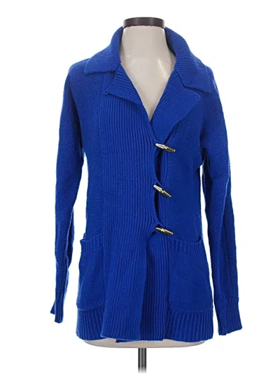 Pre-owned Polo Ralph Lauren Cardigan Sweater In Blue
