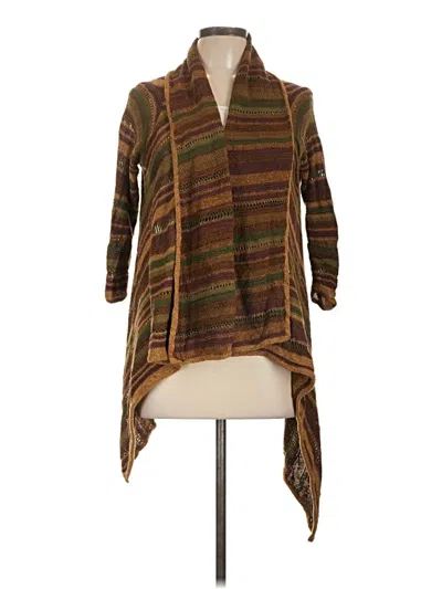 Pre-owned Polo Ralph Lauren Cardigan Sweater In Brown
