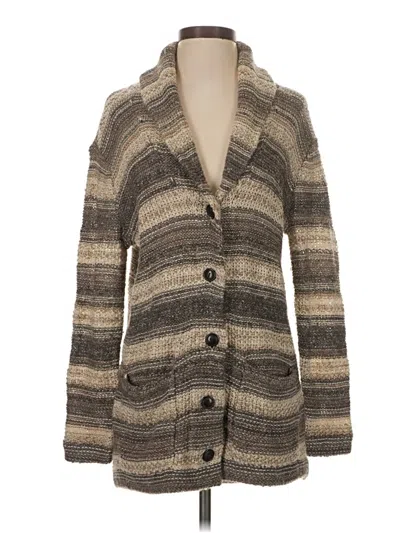 Pre-owned Polo Ralph Lauren Cardigan Sweater In Brown