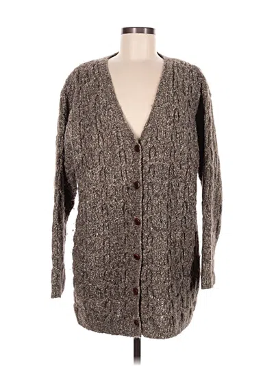 Pre-owned Polo Ralph Lauren Cardigan Sweater In Brown