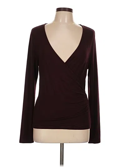 Pre-owned Polo Ralph Lauren Cardigan Sweater In Burgundy