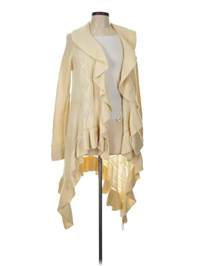 Pre-owned Polo Ralph Lauren Cardigan Sweater In Gold