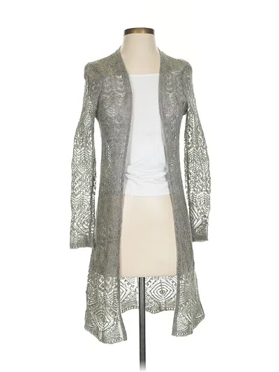 Pre-owned Polo Ralph Lauren Cardigan Sweater In Gray