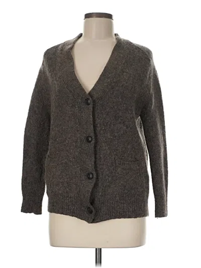 Pre-owned Polo Ralph Lauren Cardigan Sweater In Gray