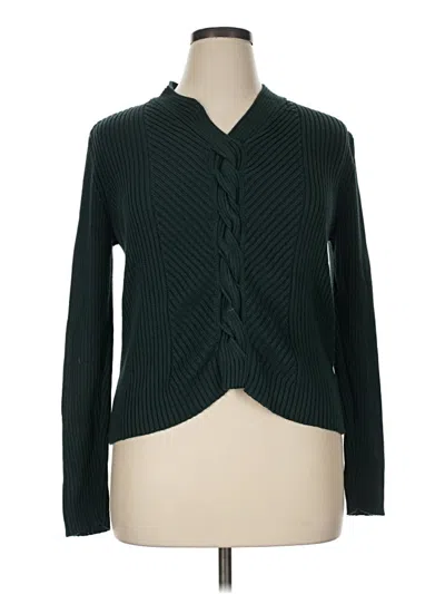 Pre-owned Polo Ralph Lauren Cardigan Sweater In Green