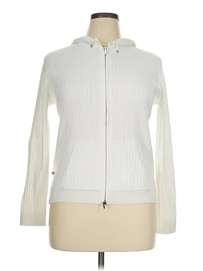Pre-owned Polo Ralph Lauren Cardigan Sweater In Ivory
