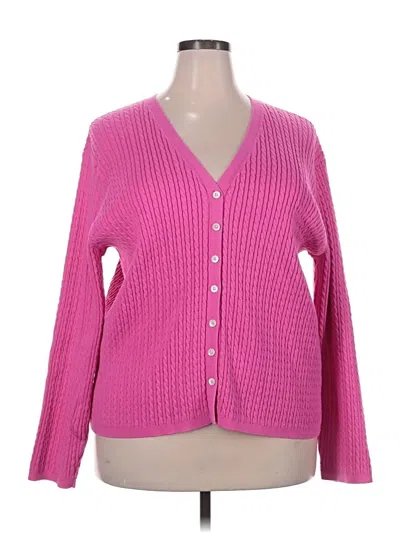 Pre-owned Polo Ralph Lauren Cardigan Sweater In Pink