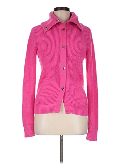 Pre-owned Polo Ralph Lauren Cardigan Sweater In Pink