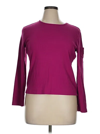 Pre-owned Polo Ralph Lauren Cardigan Sweater In Purple