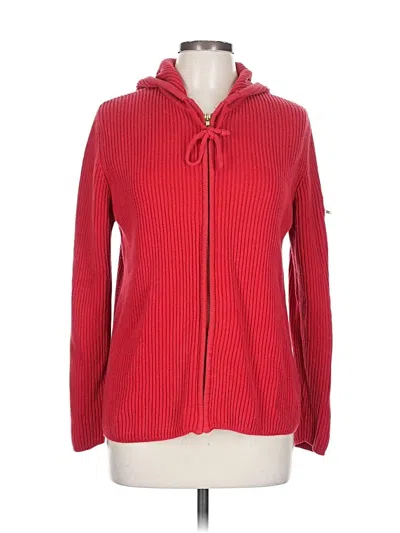 Pre-owned Polo Ralph Lauren Cardigan Sweater In Red