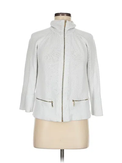 Pre-owned Polo Ralph Lauren Cardigan Sweater In Silver