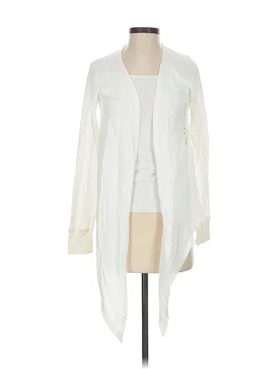 Pre-owned Polo Ralph Lauren Cardigan Sweater In White