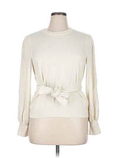 Pre-owned Polo Ralph Lauren Cardigan Sweater In White