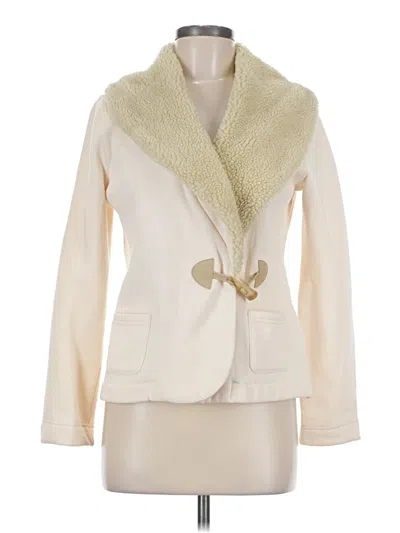 Pre-owned Polo Ralph Lauren Cardigan Sweater In White