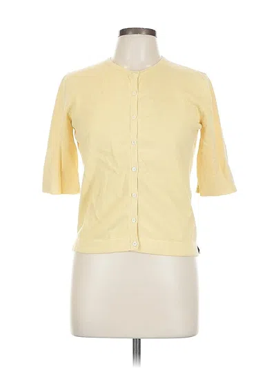 Pre-owned Polo Ralph Lauren Cardigan Sweater In Yellow