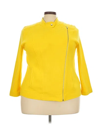 Pre-owned Polo Ralph Lauren Cardigan Sweater In Yellow