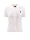 Polo Ralph Lauren Cotton Cardigan With Contrasting Logo Embroidery In White