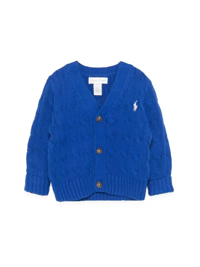 Polo Ralph Lauren Babies' Cardigan With Logo In White