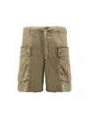 Polo Ralph Lauren Mens Basic Olive Patch-pocket Panelled Cotton Cargo Shorts