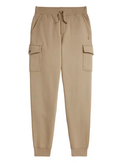 Polo Ralph Lauren Kids' Cargo Fleece Trousers In Neutral