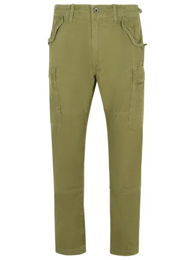 Polo Ralph Lauren Cargo' Green Cotton Pants