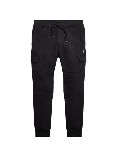 Polo Ralph Lauren Cargo-pocket Track Pants In Black