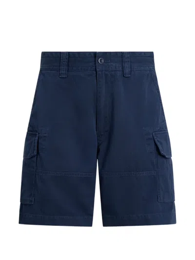 Polo Ralph Lauren Cargo-pockets Twill Shorts In Blue