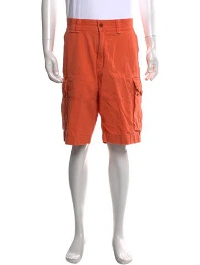 Pre-owned Polo Ralph Lauren Cargo Shorts In Orange