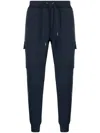 Polo Ralph Lauren Drawstring-waist Slim-cut Trousers In Blue