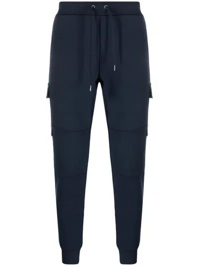 Polo Ralph Lauren Drawstring-waist Slim-cut Trousers In Blue