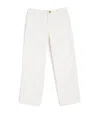 Polo Ralph Lauren High-rise Cotton Wide-leg Pants In White