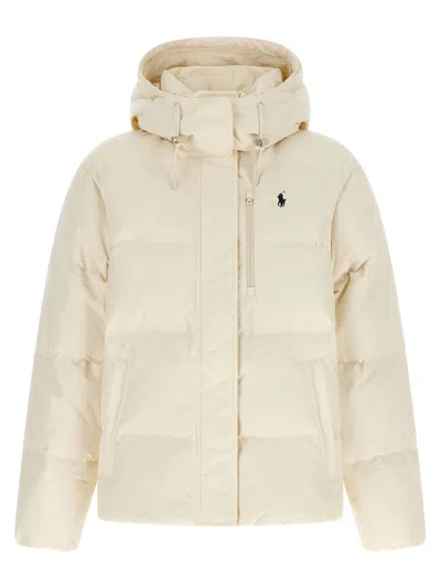 Polo Ralph Lauren 'carly' Down Jacket In Neutral