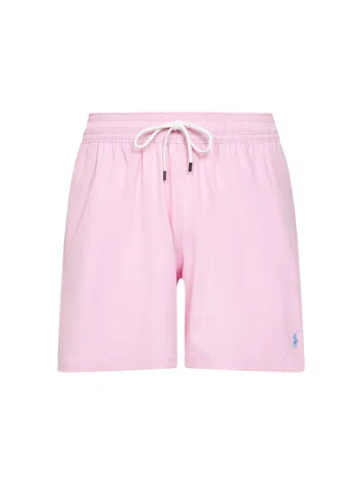 Polo Ralph Lauren Carmel Pink 5.75-inch Traveler Classic Swim Trunk
