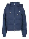 Polo Ralph Lauren Cashmere And Wool Down Jacket Duvets And Padded Items Blue In Blue