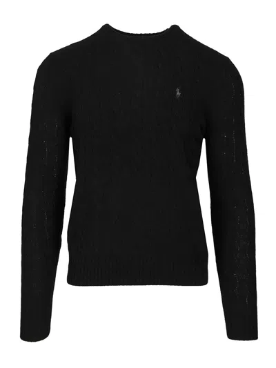 Polo Ralph Lauren Cashmere And Wool Sweater Knitwear Black