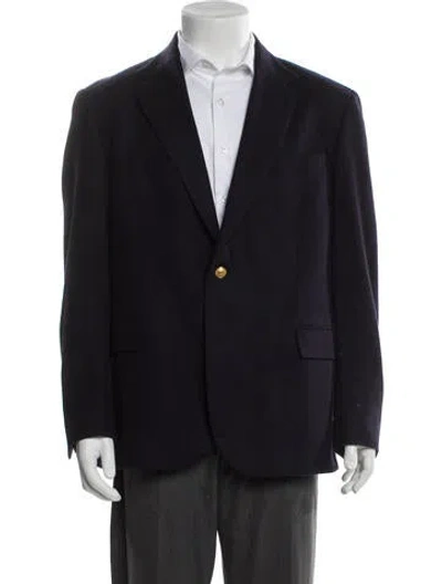 Pre-owned Polo Ralph Lauren Cashmere Blazer In Blue