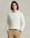 Polo Ralph Lauren Cable-knit Cashmere Sweater In Chic Cream