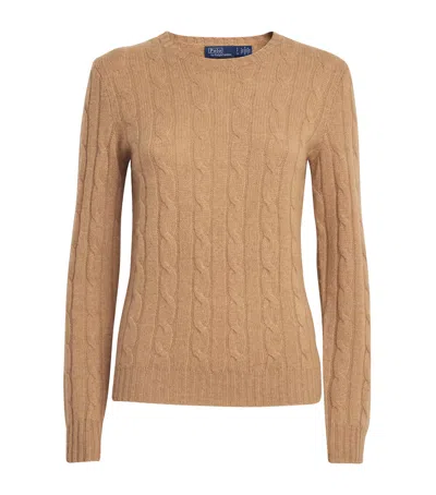 POLO RALPH LAUREN CASHMERE CABLE-KNIT SWEATER