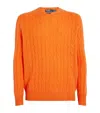 POLO RALPH LAUREN CASHMERE CABLE-KNIT SWEATER