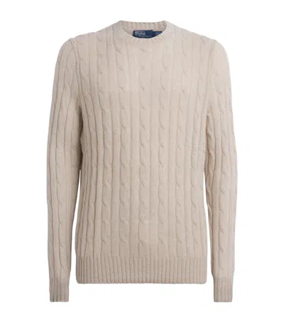 POLO RALPH LAUREN POLO RALPH LAUREN CASHMERE CABLE-KNIT SWEATER