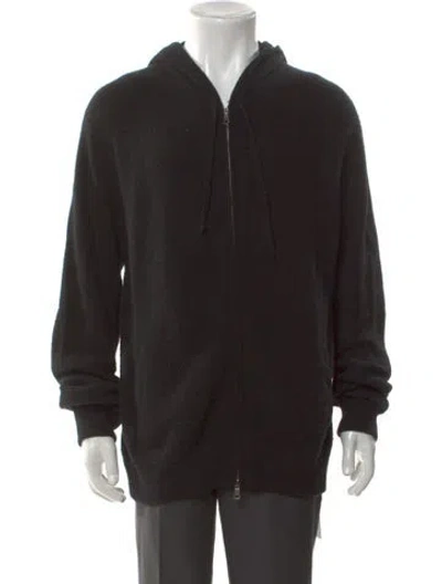 Pre-owned Polo Ralph Lauren Cashmere Crew Neck Cardigan In Blue