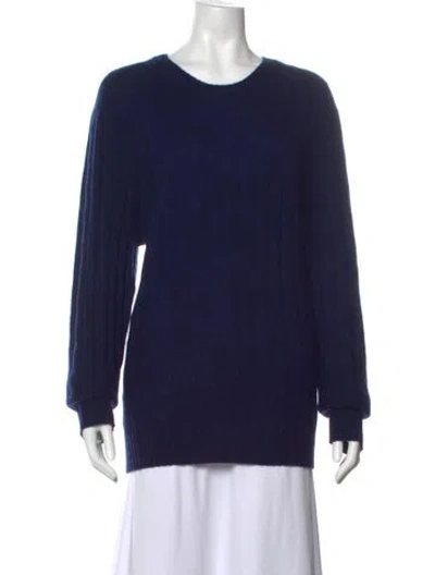 Pre-owned Polo Ralph Lauren Cashmere Crew Neck Sweater W/ Tags In Blue