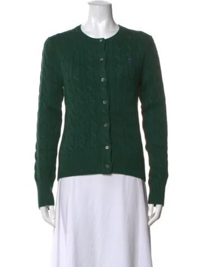 Pre-owned Polo Ralph Lauren Cashmere Crew Neck Sweater W/ Tags In Green