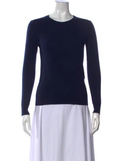 Pre-owned Polo Ralph Lauren Cashmere Crew Neck Sweatshirt In Black
