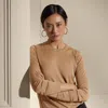 Polo Ralph Lauren Cashmere Crewneck Sweater In Lux Camel