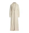 Polo Ralph Lauren Cashmere Embellished Crochet Cardigan In Neutral