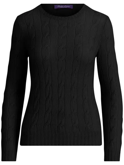 Polo Ralph Lauren Cable-knit Sweater In Schwarz