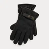 Polo Ralph Lauren Cashmere-lined Wool & Sheepskin Gloves In Black